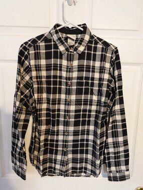 North Face Plaid Long Sleeve Shirt